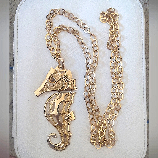 Rare! Alan Seahorse Necklace!